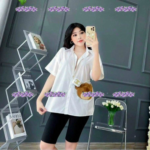 ÁO SƠ MI NỮ TRƠN FROM ÁO ĐỘC ĐÁO