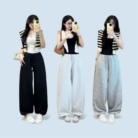 QUẦN JOGGER NỈ NỮ FORM NHỎ