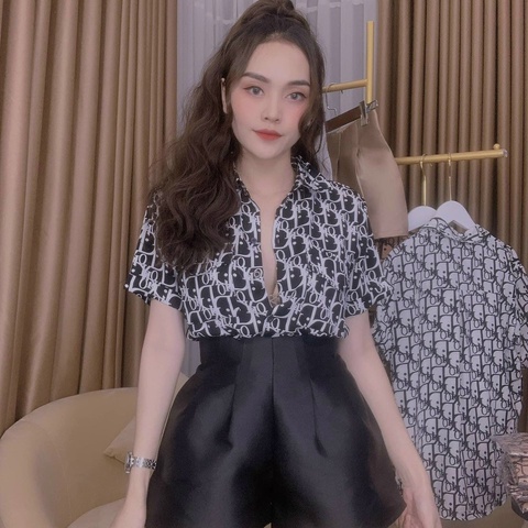 ÁO SƠ MI NỮ CARO CAO CẤP THỜI THƯỢNG