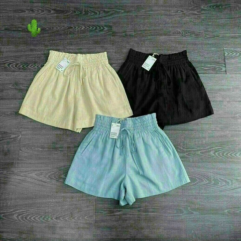 QUẦN SHORT NỮ VẢI ĐŨI LƯNG CHUN