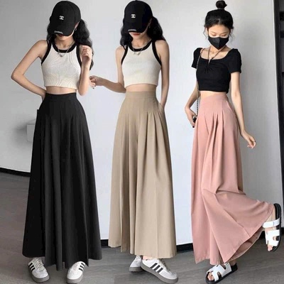 QUẦN XÒE GIẢ VÁY ỐNG RỘNG